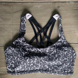 Lululemon Low Impact Women's Black & White Sports Bra